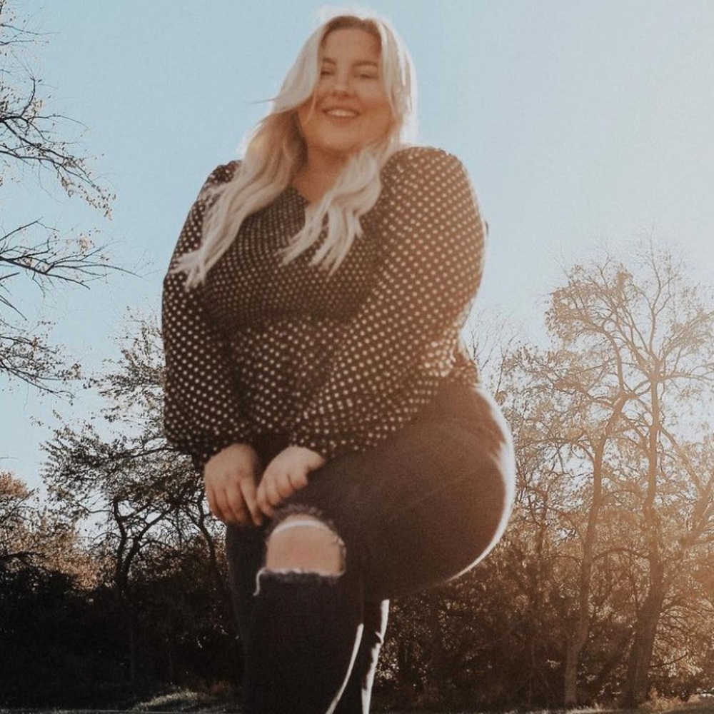 Polka dot top